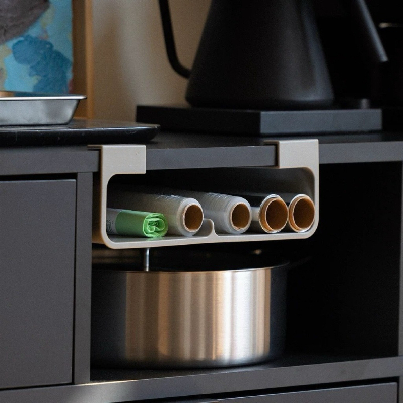 Wall Mounted Cling Film Storag - Kitchen Appliances Cabinet ulasan dan harga