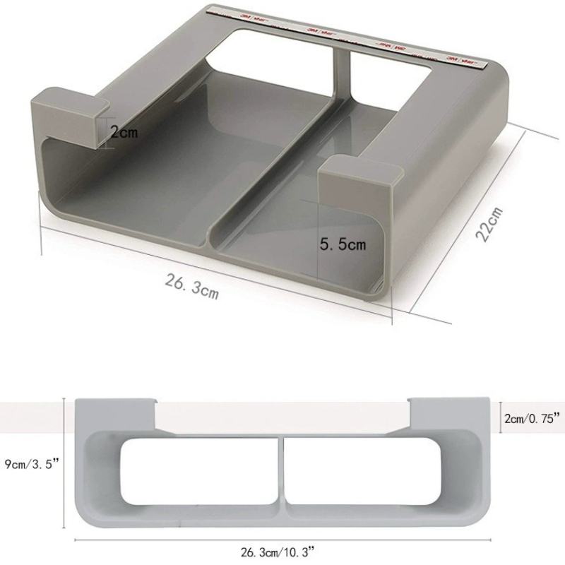 Wall Mounted Cling Film Storag - Kitchen Appliances Cabinet ulasan dan harga