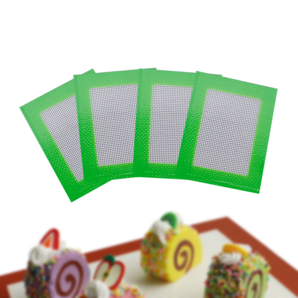 4Pcs Silicone Baking Mat Heat  - Microwave Oven ulasan dan harga
